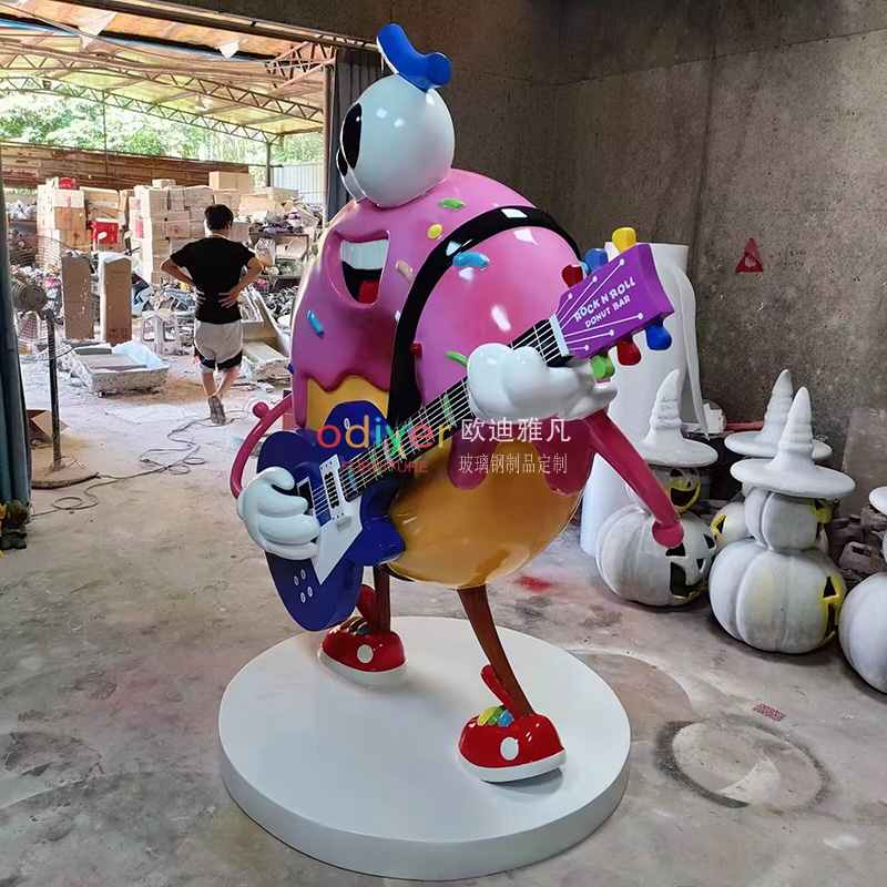 玻璃鋼藝術造型雕塑音樂甜甜圈擺件 玻璃鋼藝術造型雕塑音樂甜甜圈擺件
