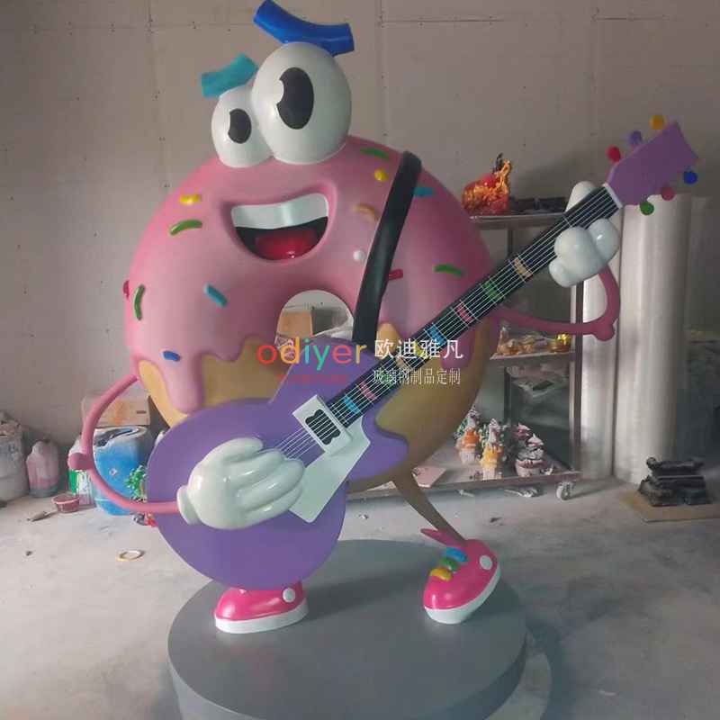 玻璃鋼藝術造型雕塑音樂甜甜圈擺件 玻璃鋼藝術造型雕塑音樂甜甜圈擺件